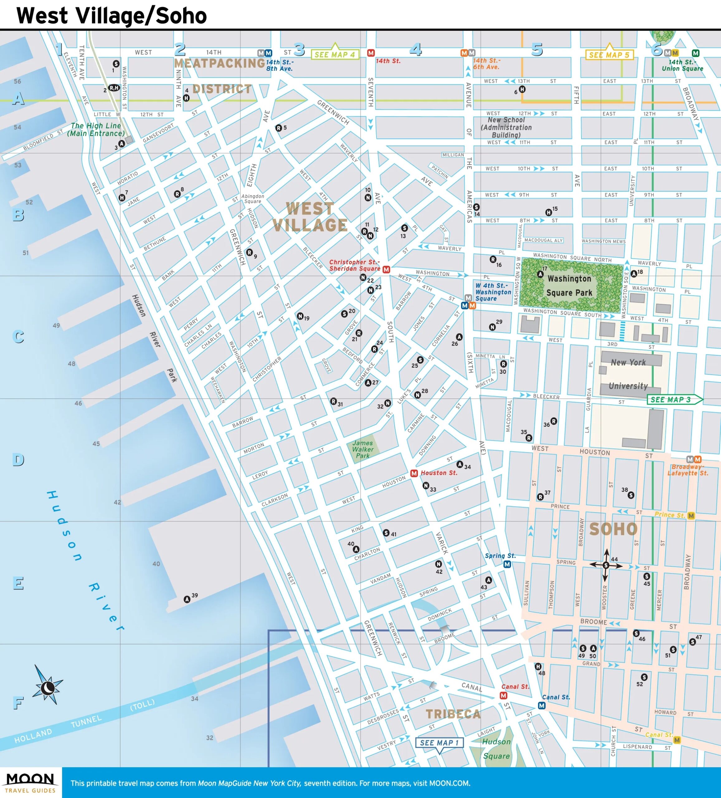 Free Printable Map Of New York City Free Printable Map Of New York City