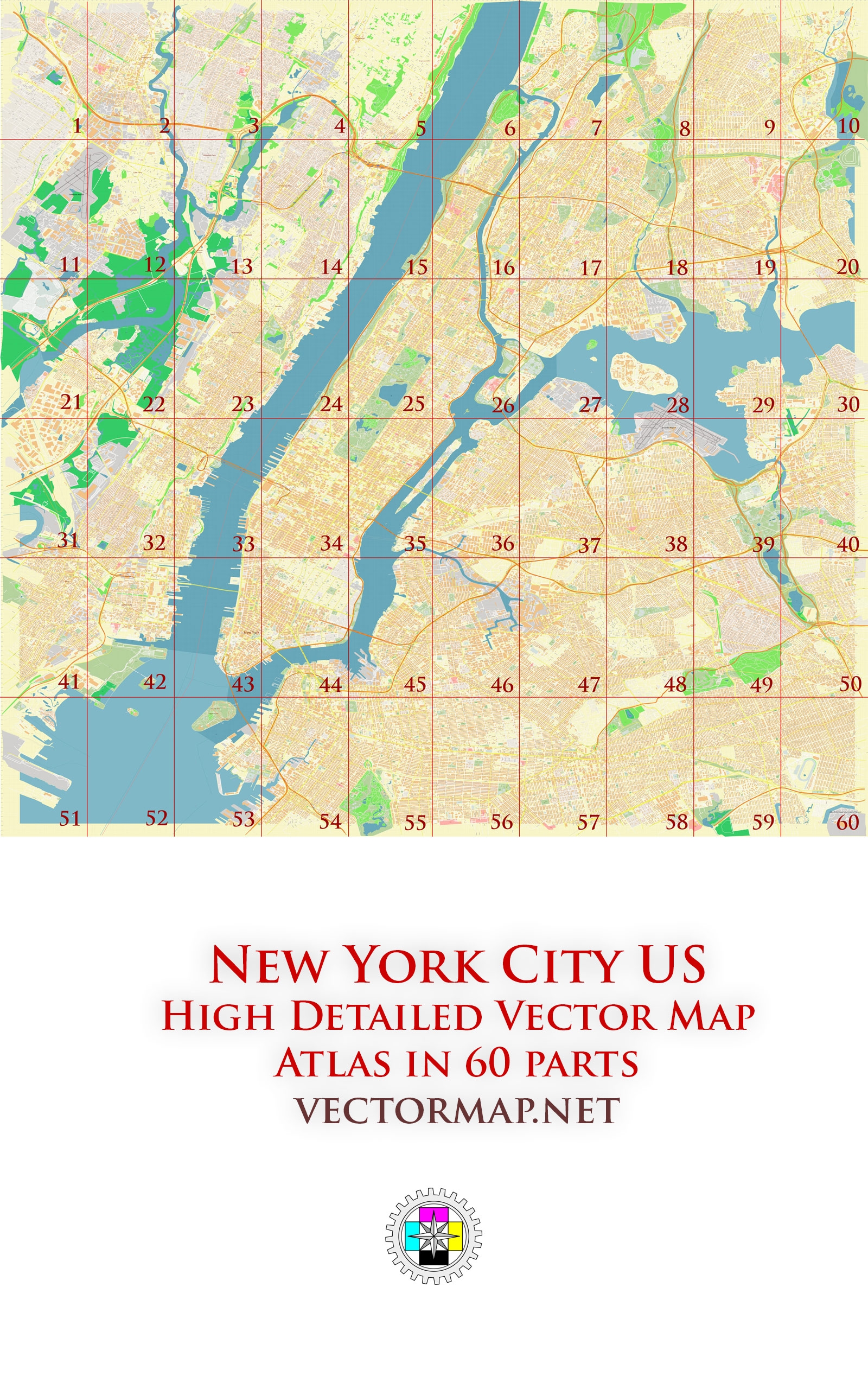 New York City Tourist Map Printable