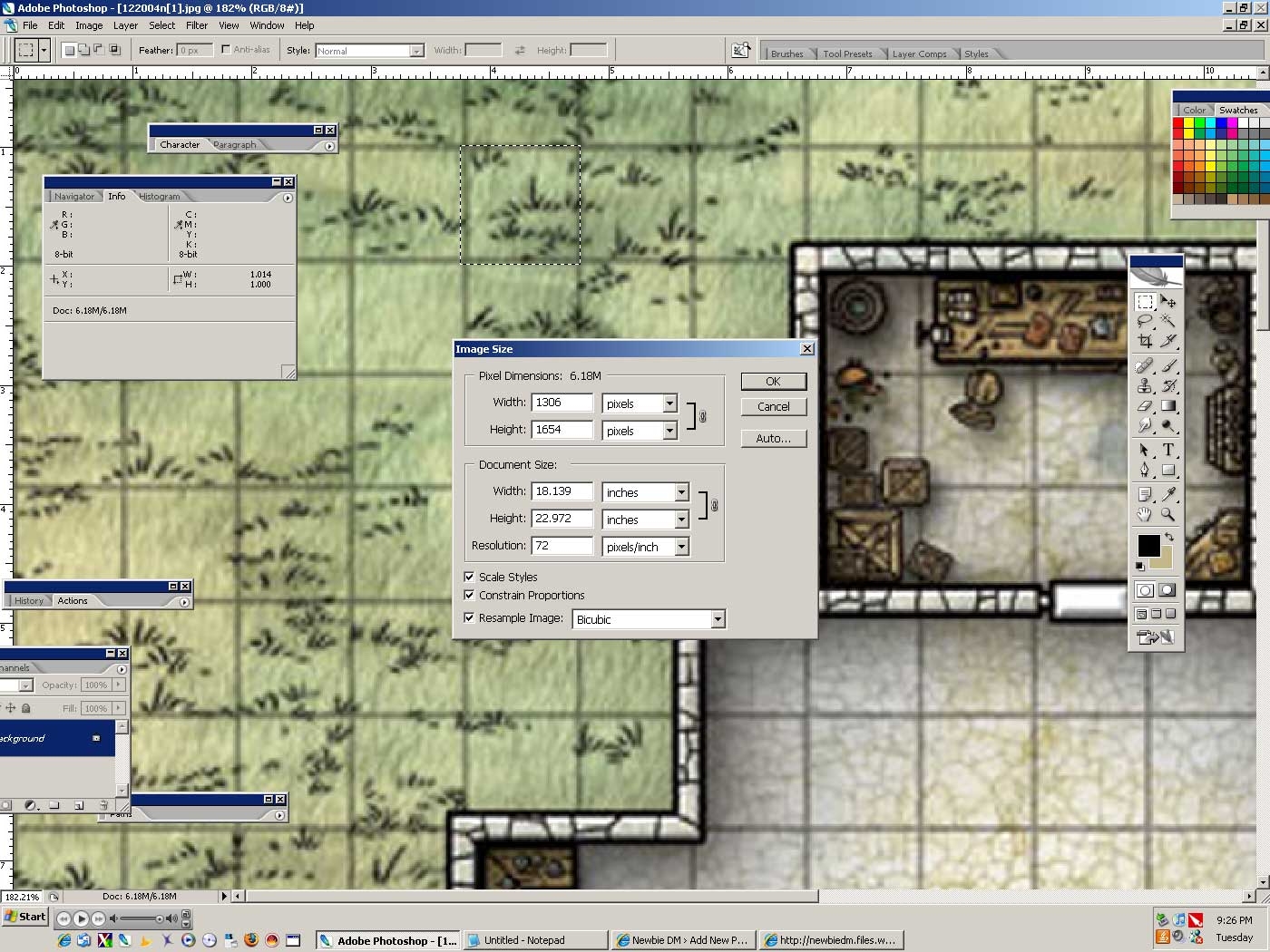 NewbieDM Tutorial Printing Battle Maps To A 1 Scale Www Newbie DM 