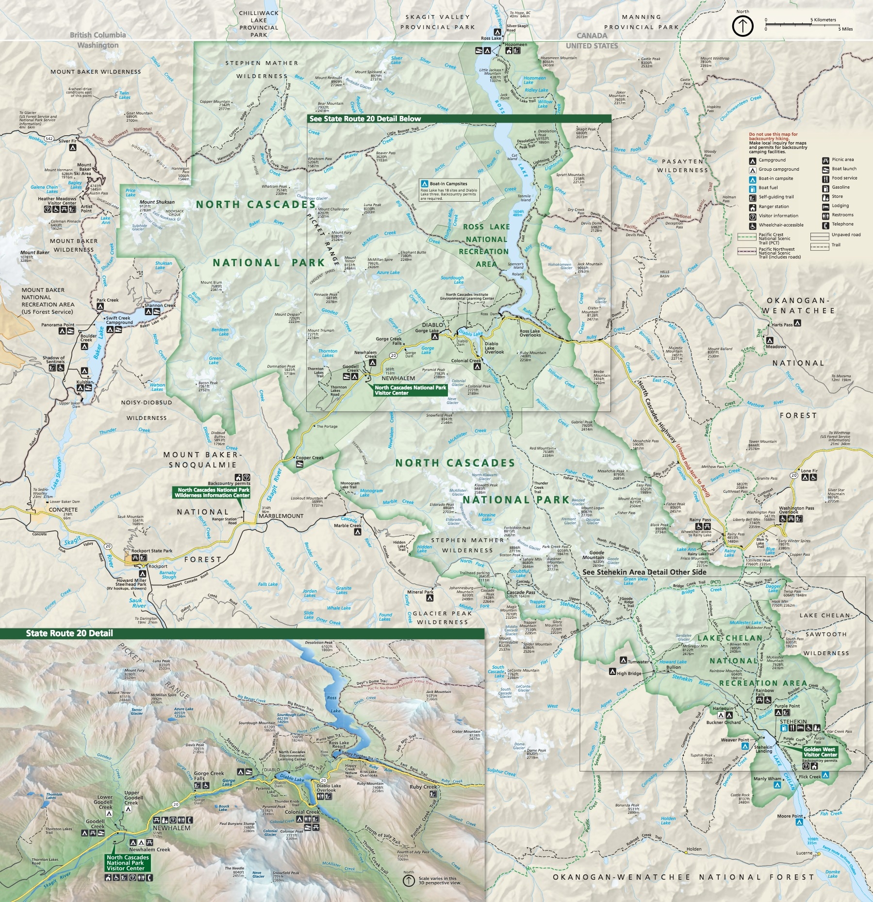 Washington State Park Map Printable