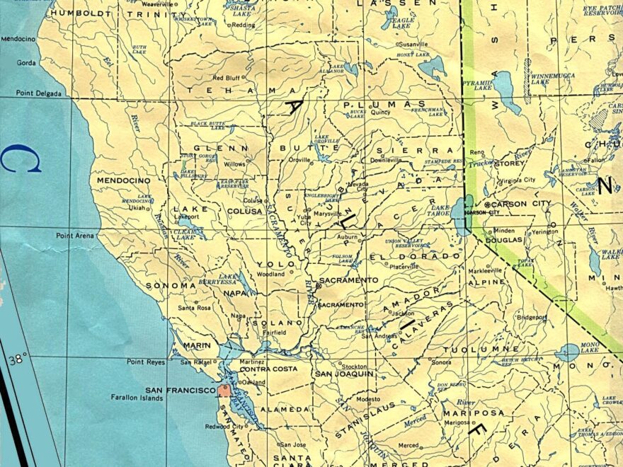 Northern California Base Map