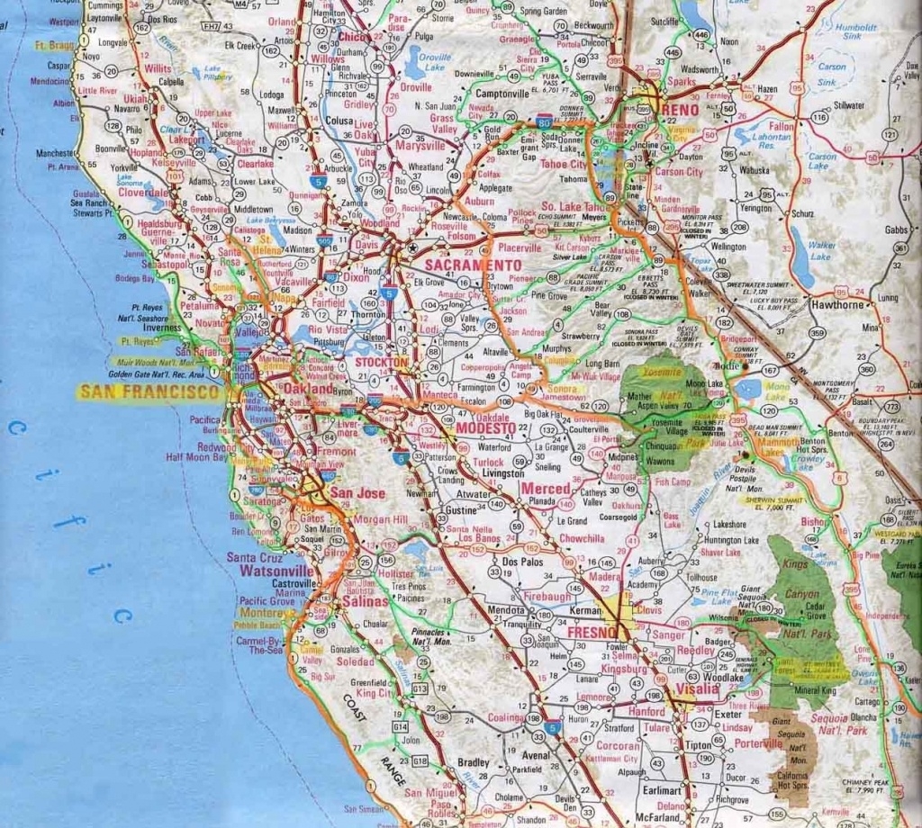 Northern California Map Umpolf