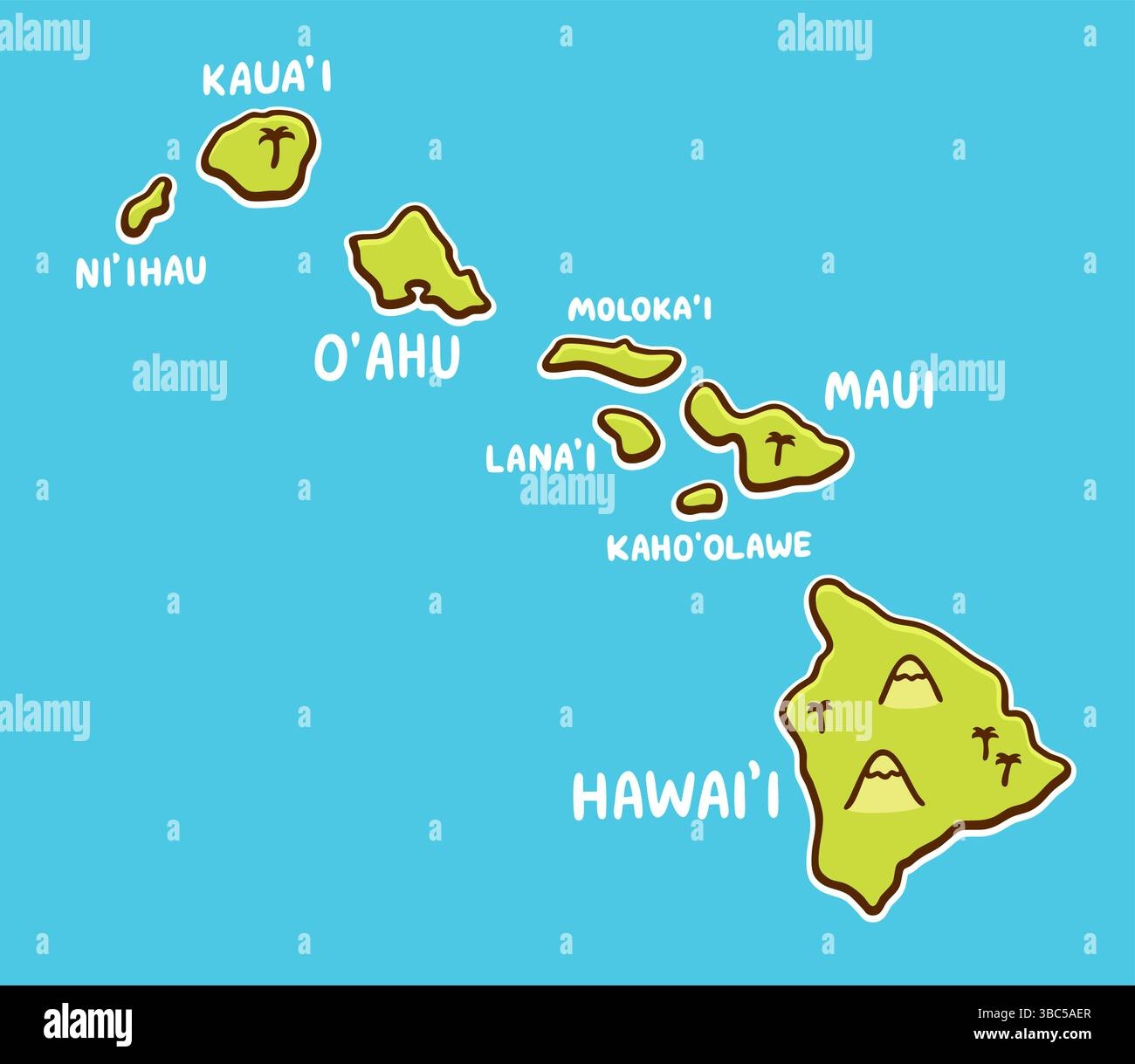 Oahu Map Printable Clip Art Free Animated