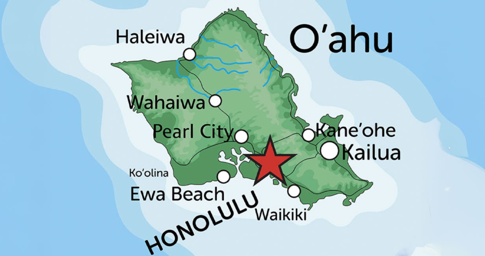 Oahu Maps Updated Travel Map Packet Printable Map HawaiiGuide