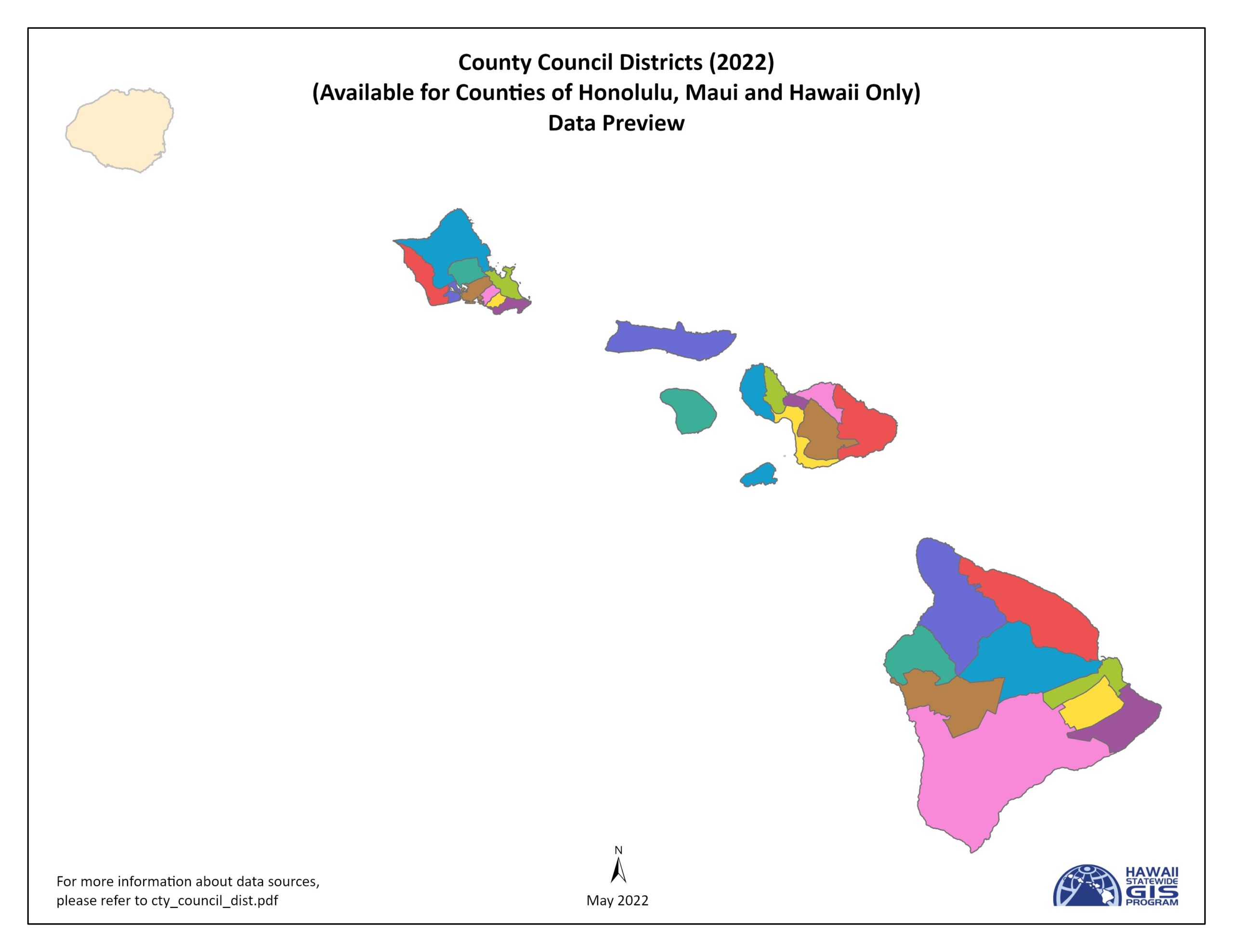 Hawaii Hunting Map Printable Hawaii Hunting Map Printable