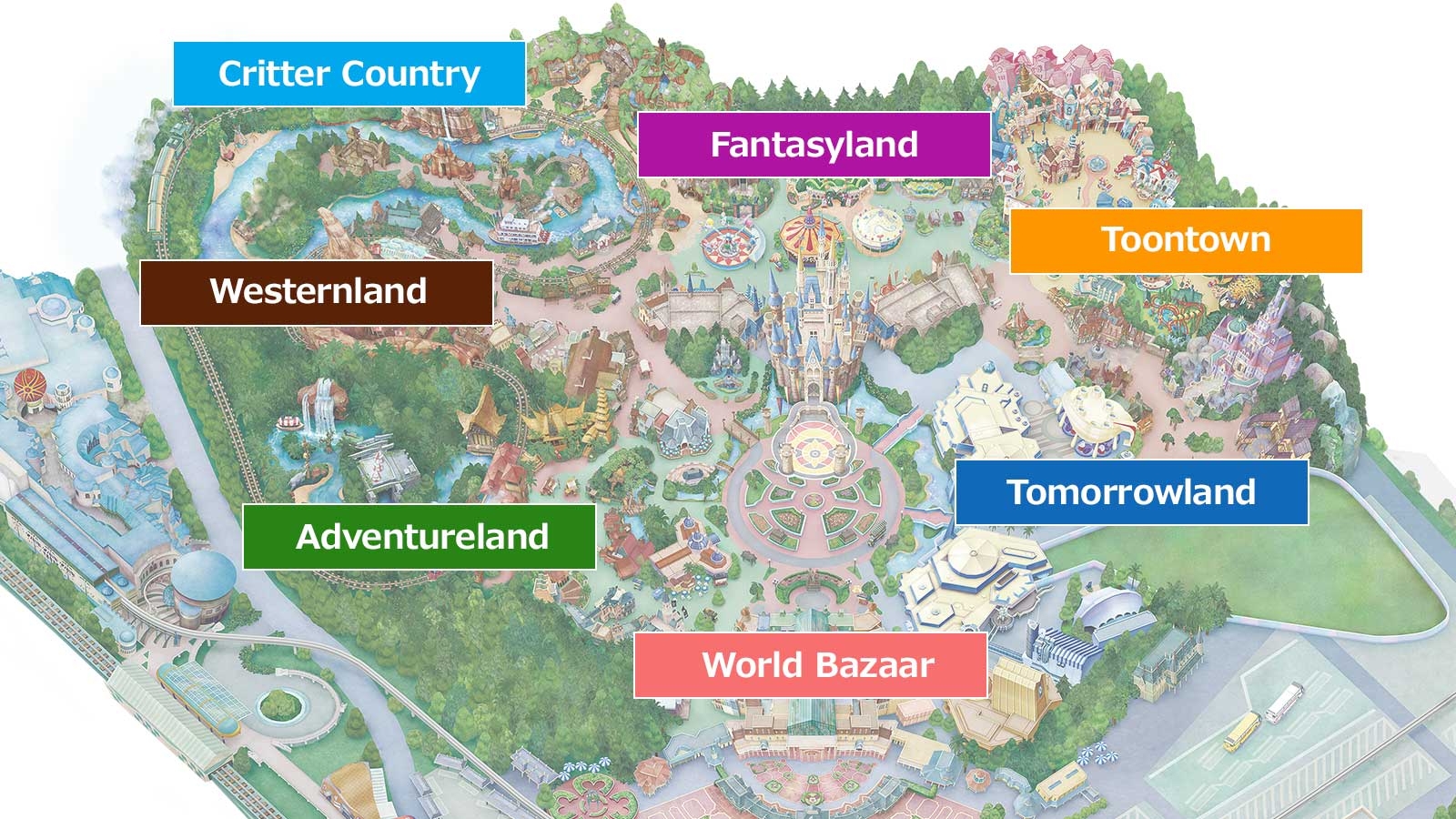 Printable Map Of Disneyland California