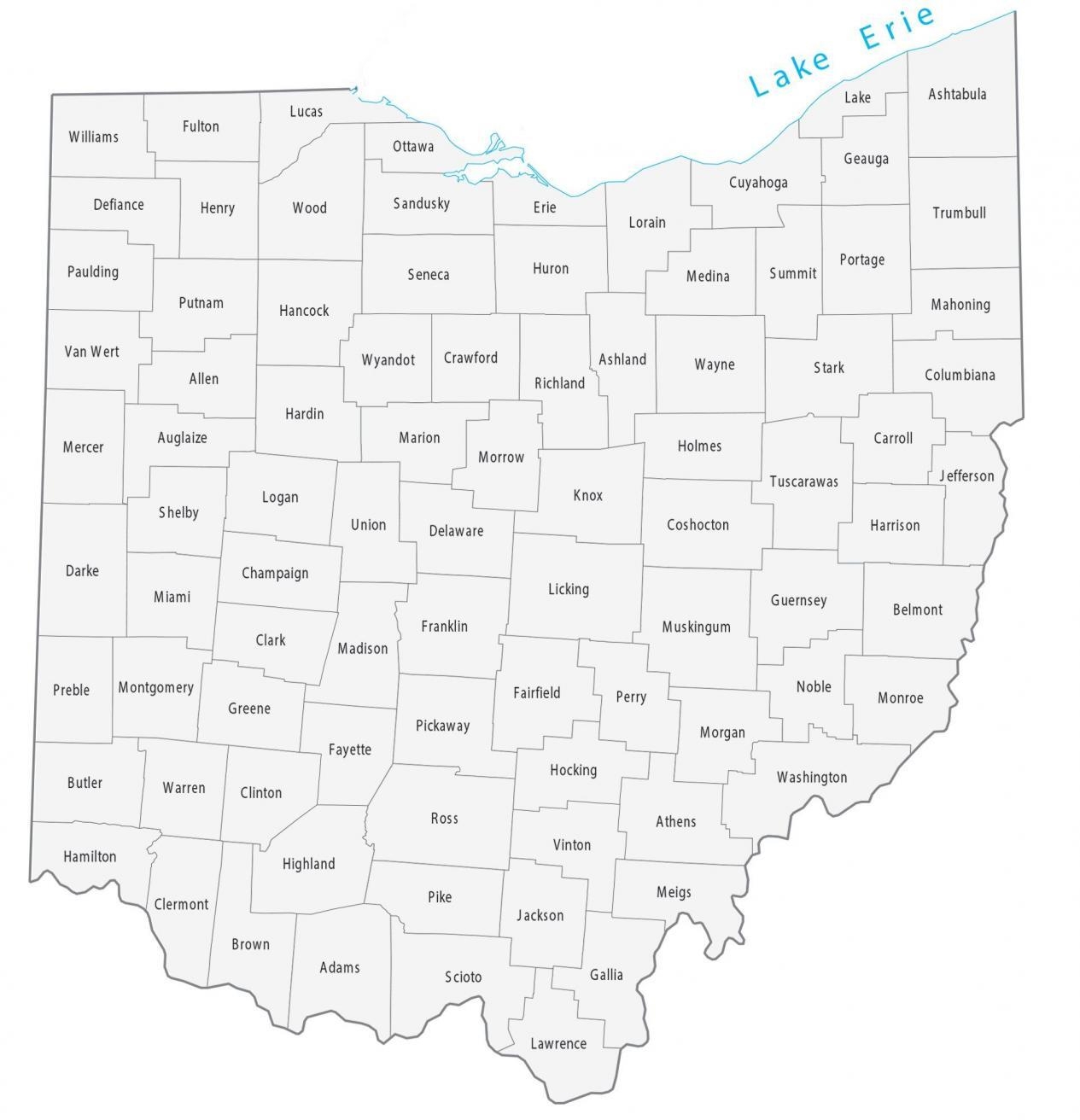 Lake County Ohio Map Printable