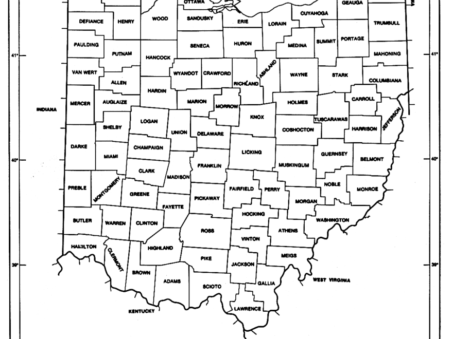 Ohio Free Map