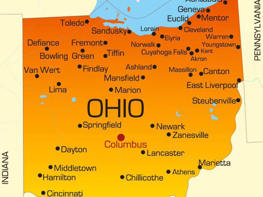 Ohio Map Guide Of The World