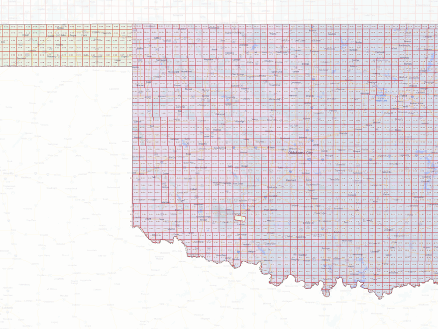Oklahoma Section Township Range Shown On Google Maps