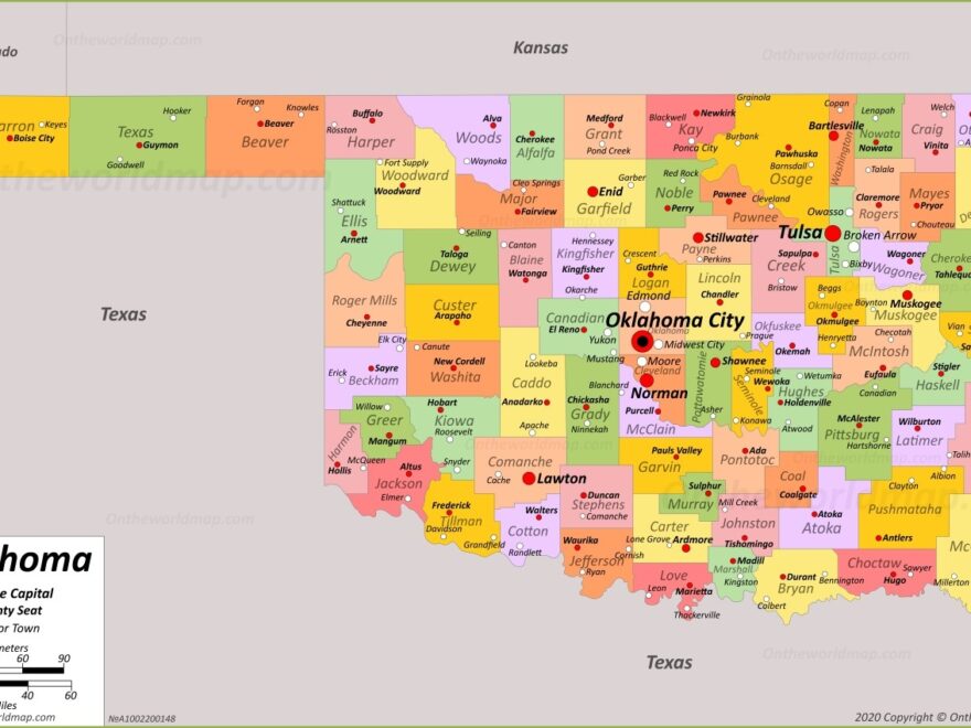 Oklahoma State Map USA Maps Of Oklahoma OK