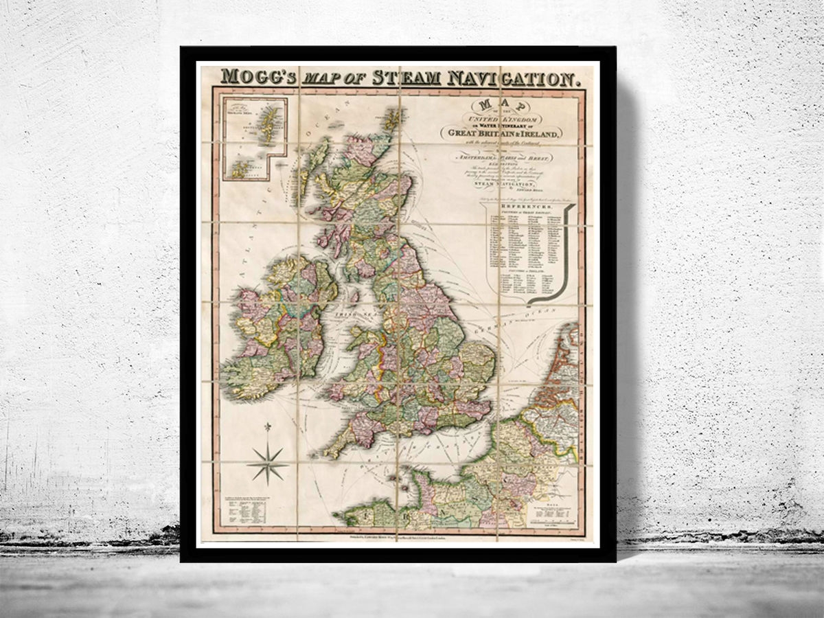 Old Map Of British Isles United Kingdom 1845 Vintage Map Wall Map Print VINTAGE MAPS AND PRINTS Old Map Of British Isles United Kingdom 1845 Vintage Map Wall Map Print VINTAGE MAPS AND PRINTS