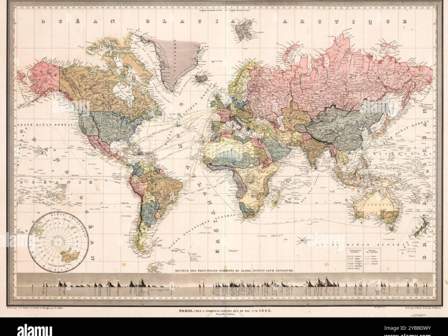 Old Map Of Continents Hi res Stock Photography And Images Page 7 Alamy