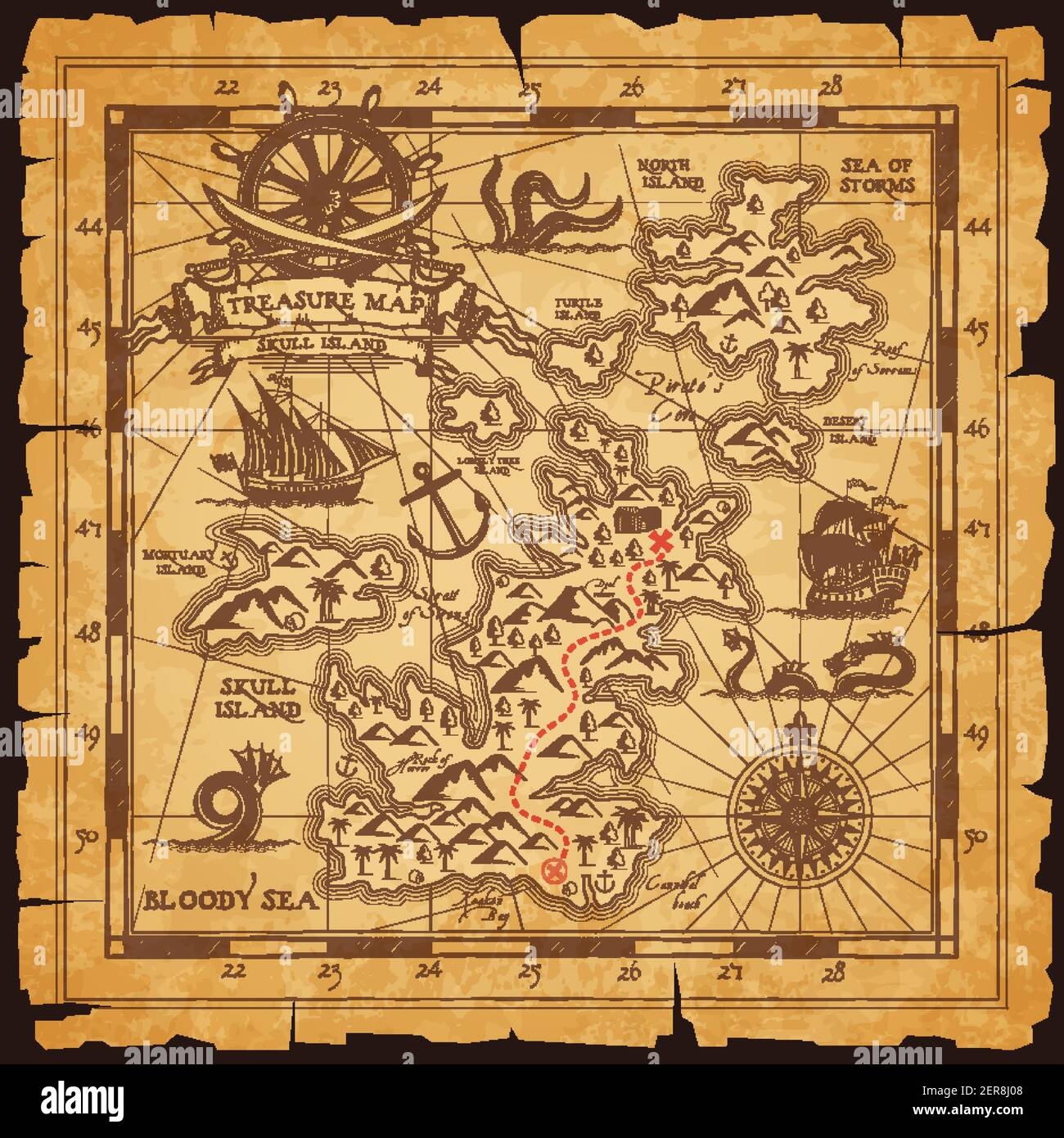 Printable Large Treasure Map