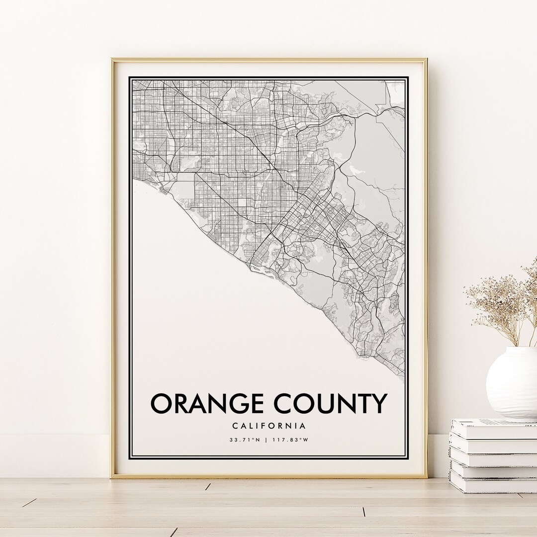 Printable Map Of Orange County