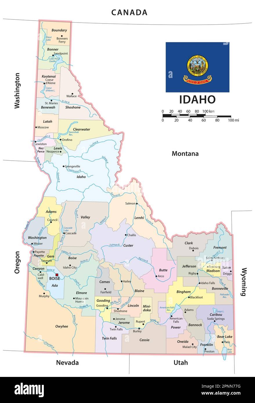 Oregon Map Vector Hi res Stock Photography And Images Alamy