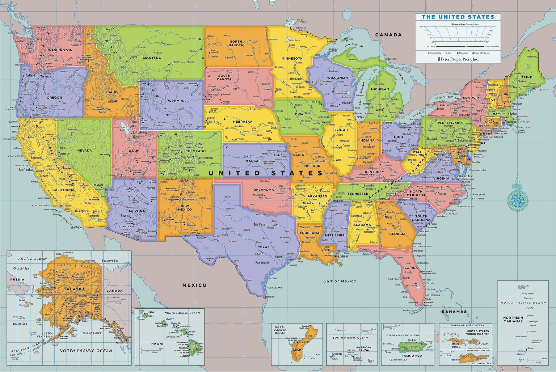 Oversized USA Laminated Wall Map Peter Pauper Press Worksheets Library Oversized USA Laminated Wall Map Peter Pauper Press Worksheets Library