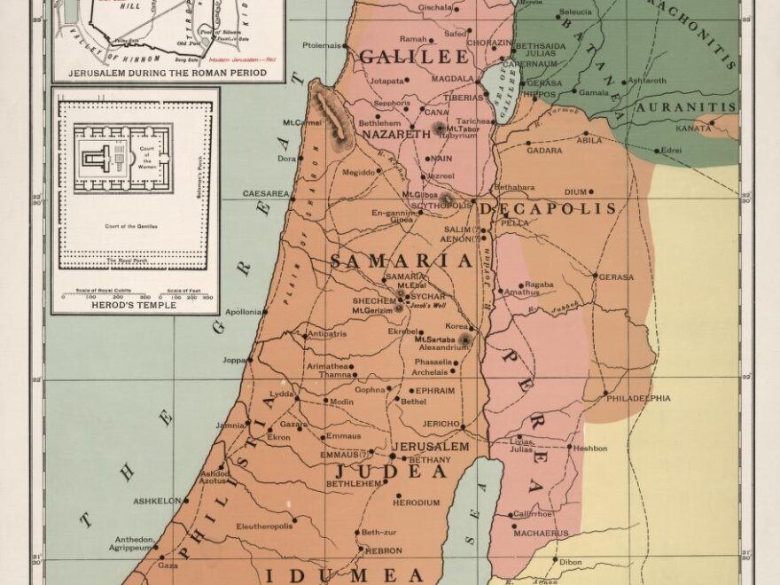 Palestine In The Time Of Jesus 4 B C 30 A D including The Period Of Herod 40 4 B C Library Of Congress