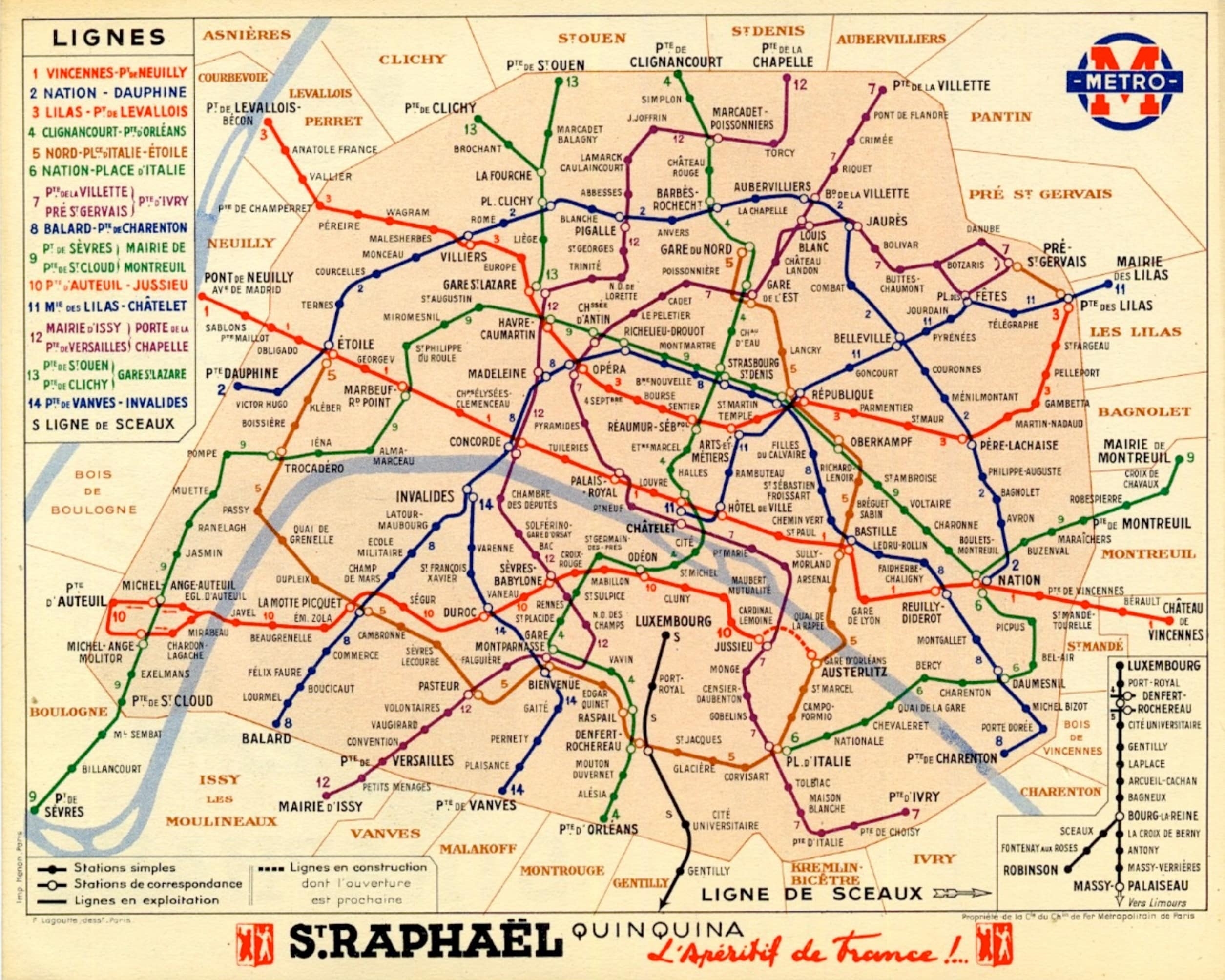 Printable Pais Metro Map
