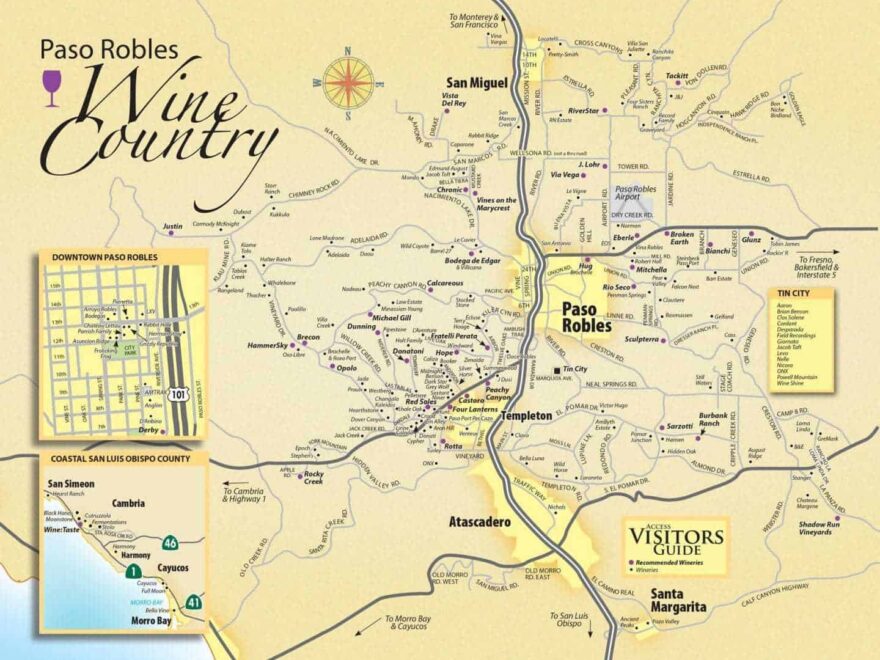 Paso Robles Wine Maps California Winery Advisor