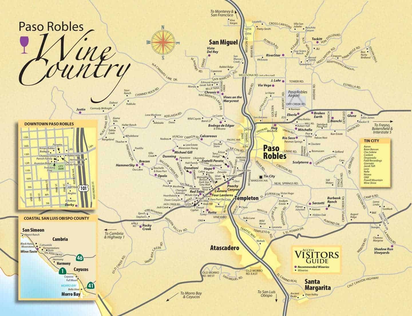 Paso Robles Wine Maps California Winery Advisor