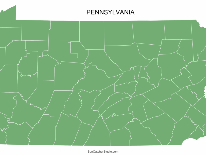 Pennsylvania County Map Printable State Map With County Lines Free Printables Monograms Design Tools Patterns DIY Projects