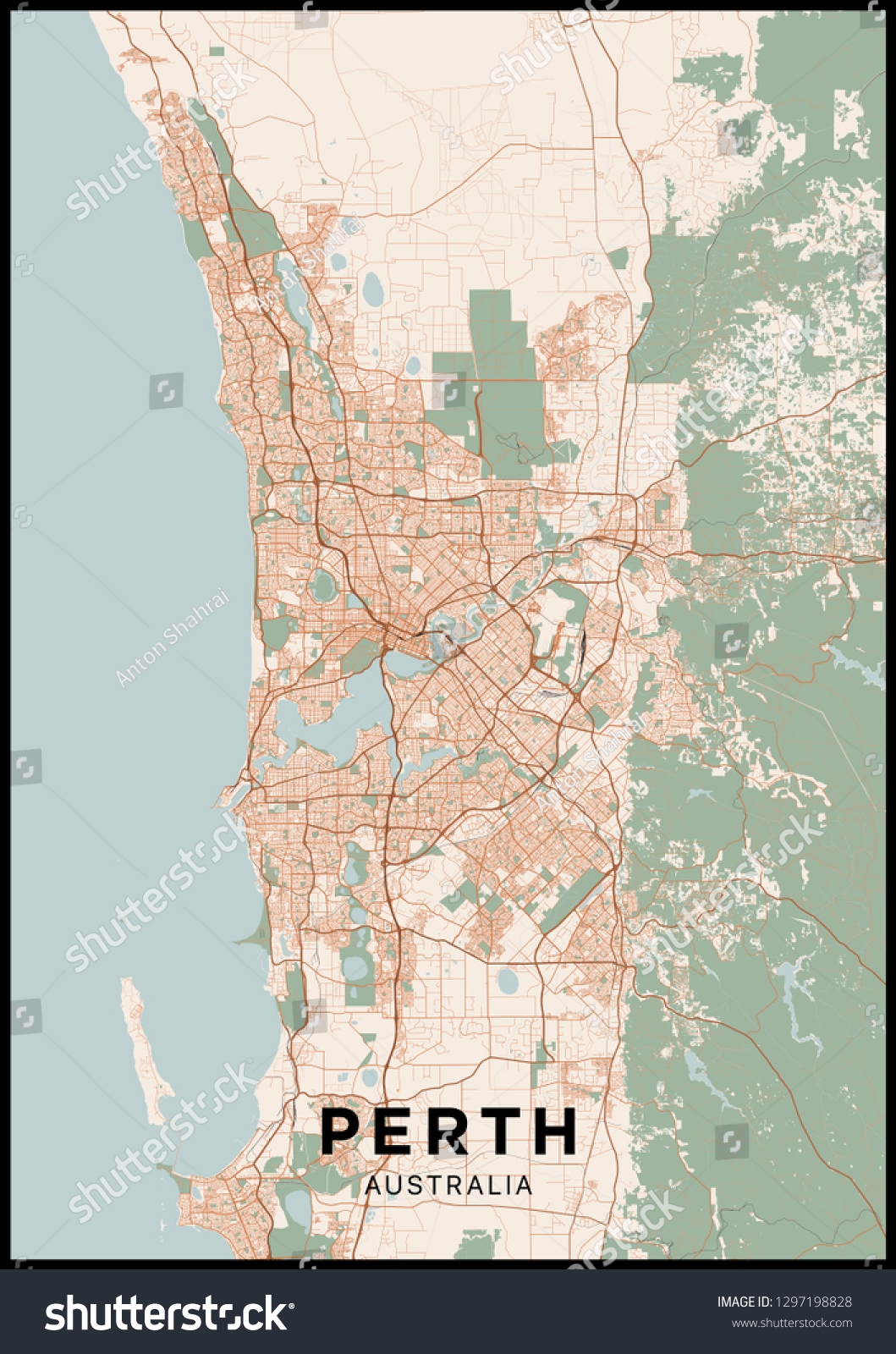 Printable Map Of Perth Suburbs