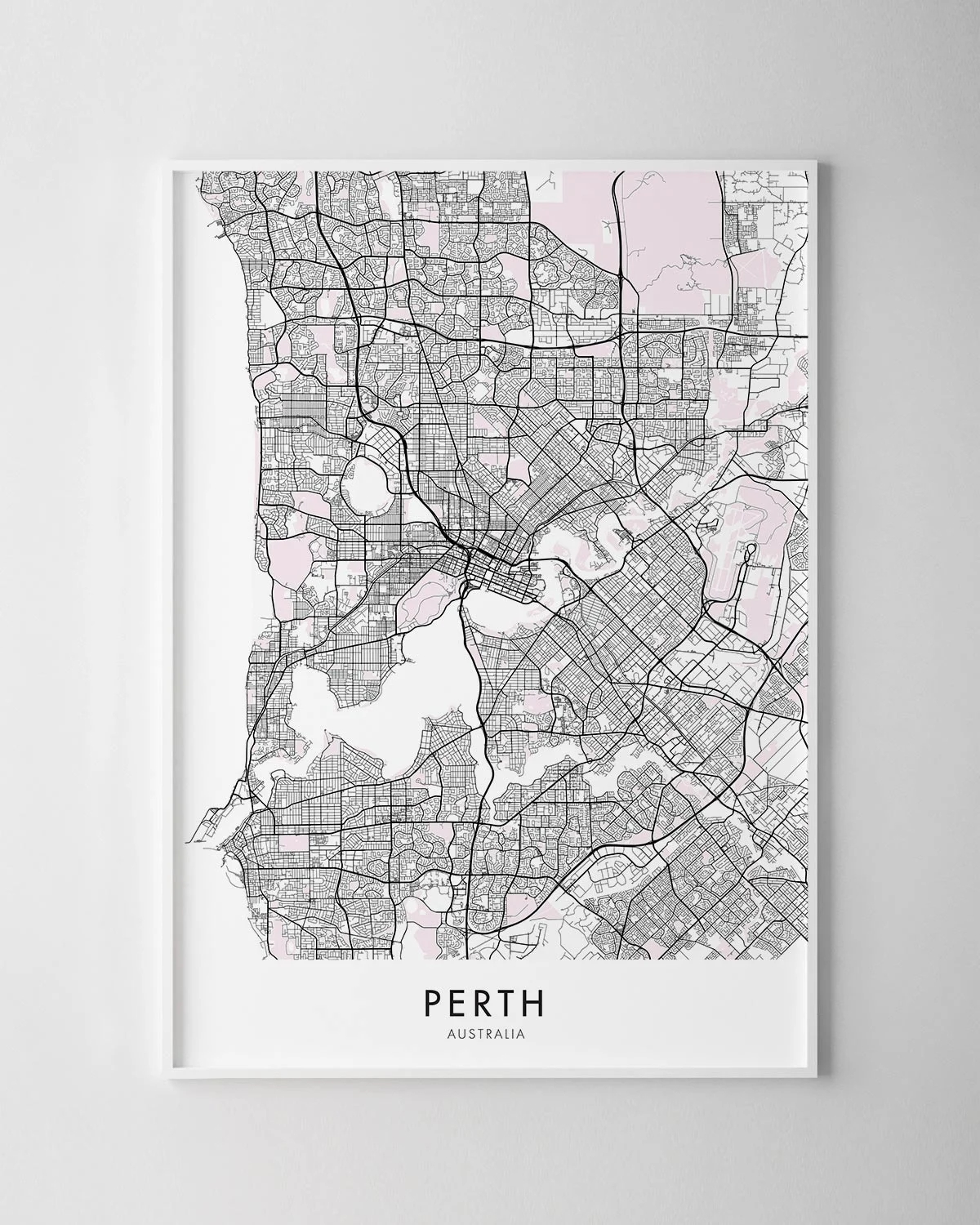 Perth Map Print Chelsea Chelsea