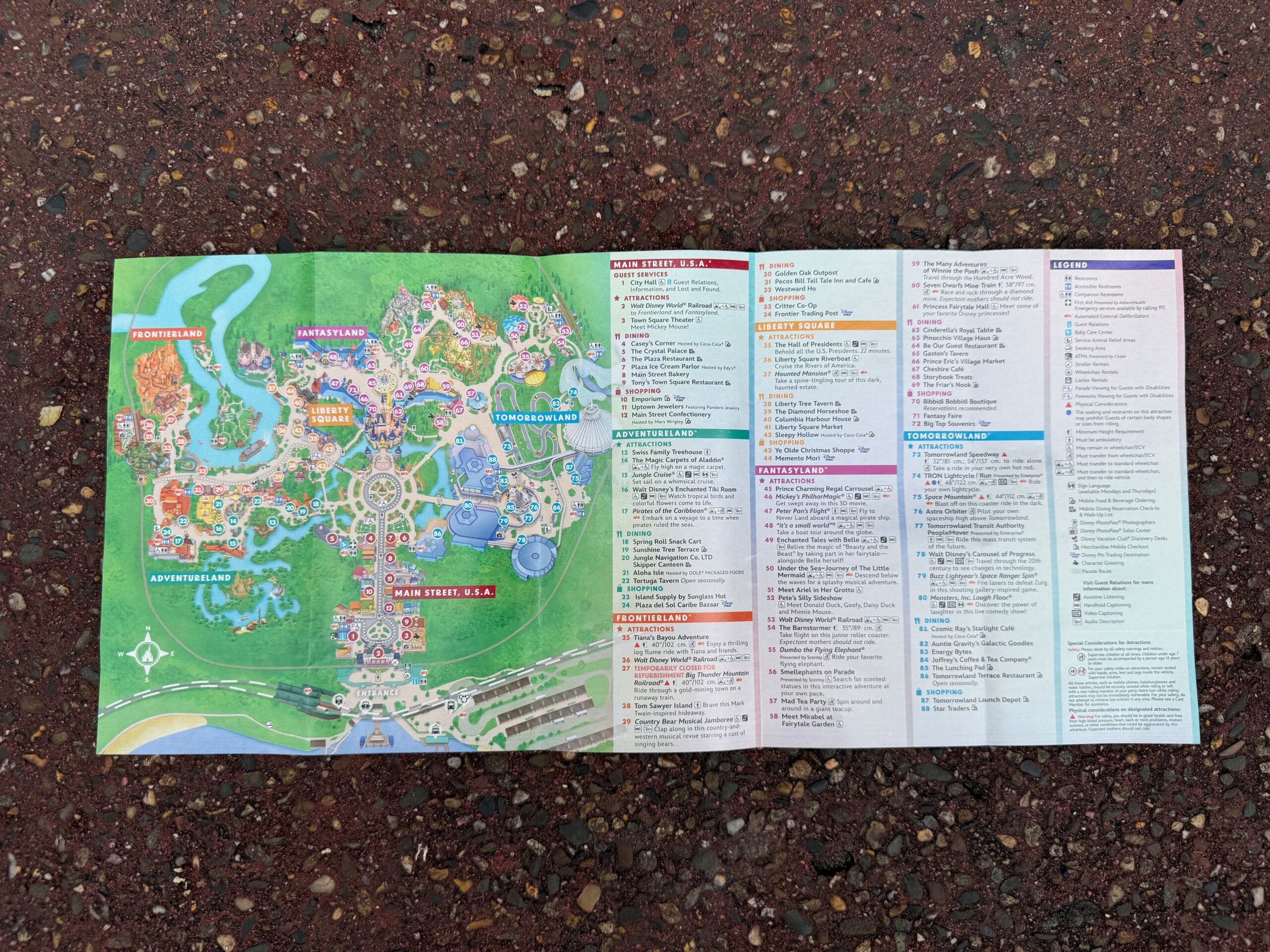 Magic Kingdom Map 202 Printable Magic Kingdom Map 202 Printable