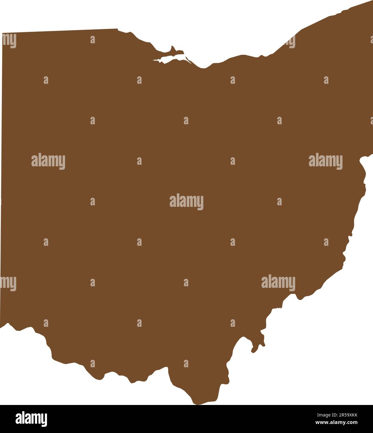 Printable Tackcal Map Of Ohio
