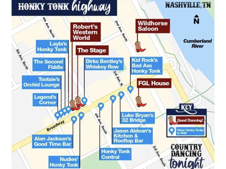 Pin By Vicky Garifalis On Travel Nashville Vacation Nashville Map Nashville Travel Guide