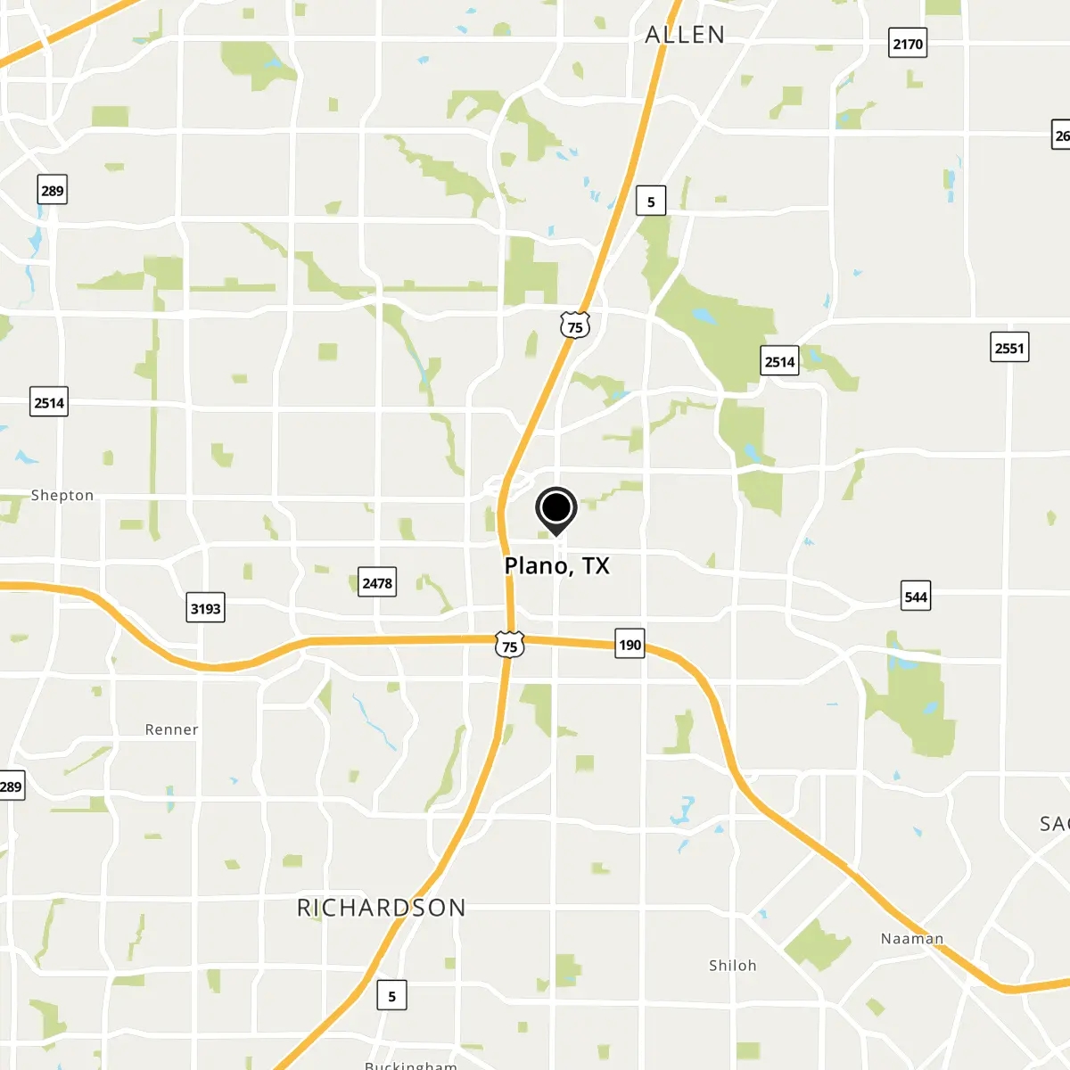 Printable Maps Plano And Surrounding