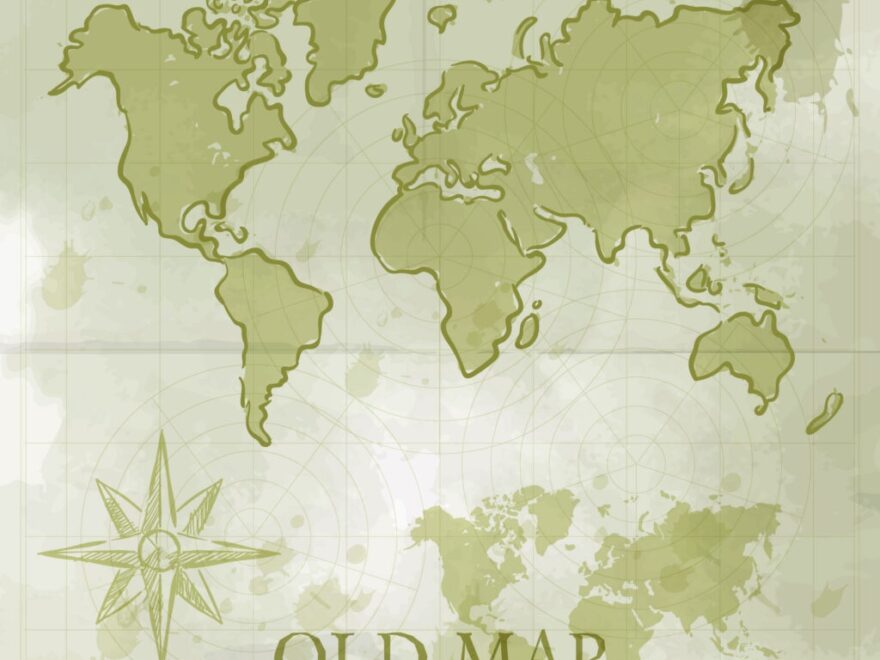 Printable Ancient World Map With Countries Labeled In PDF