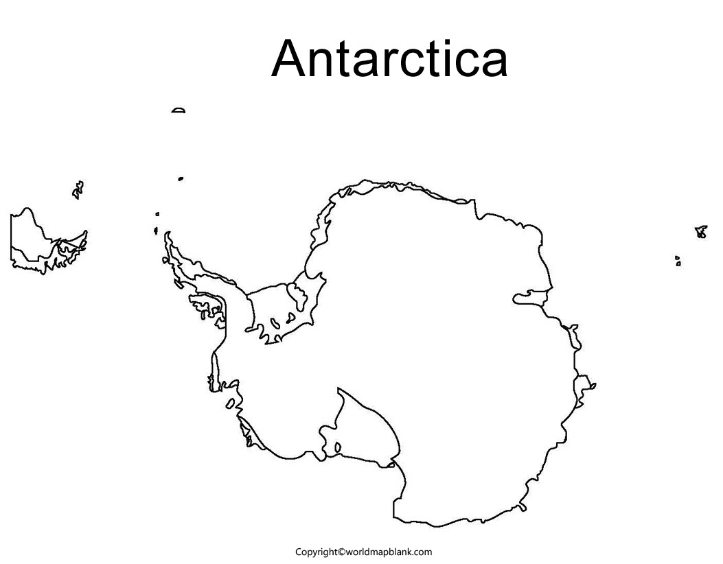 Downloadable Map Of Antarctica Map Printable