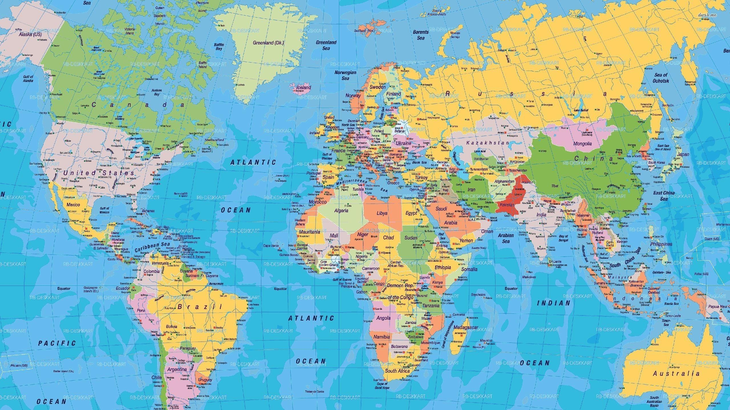 World Map Image Printable