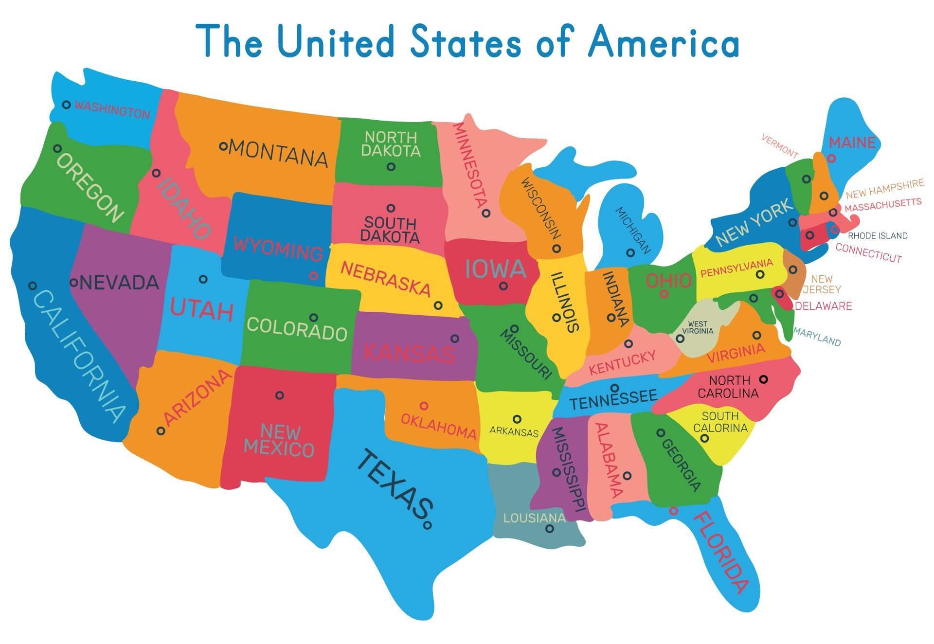 Printable Map Of The United States Mrs Merry Worksheets Library