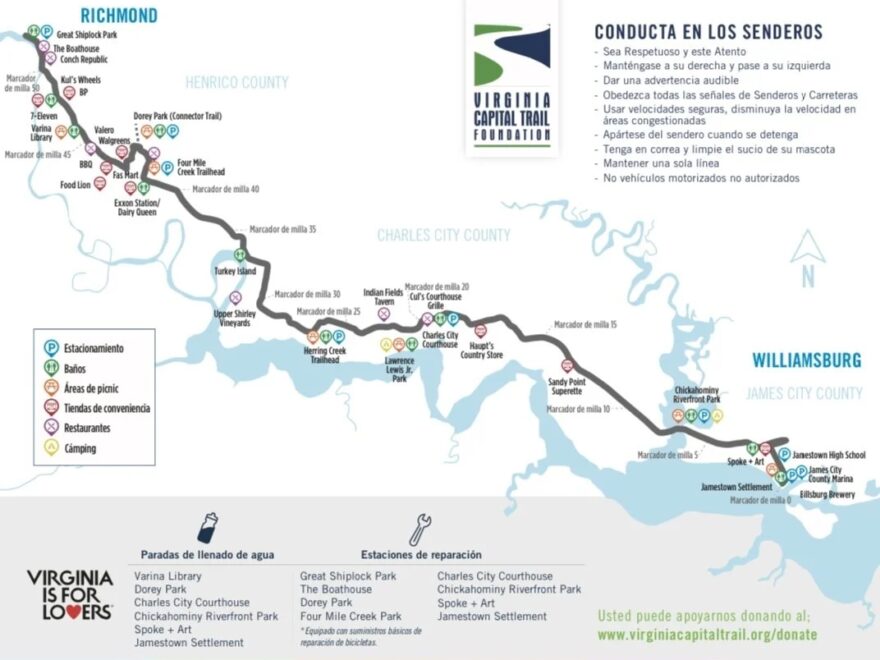 Printable Maps Virginia Capital Trail Foundation