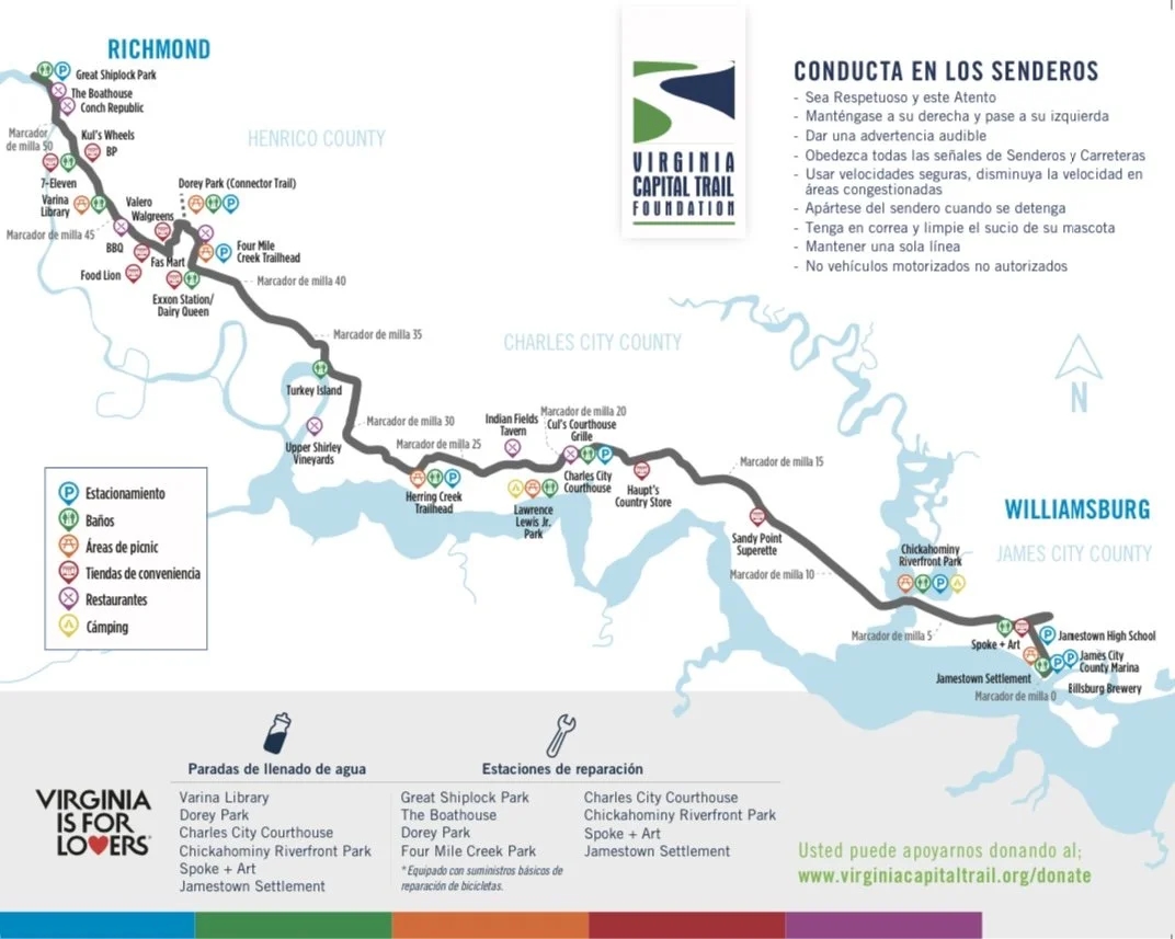 Printable Maps Virginia Capital Trail Foundation Printable Maps Virginia Capital Trail Foundation