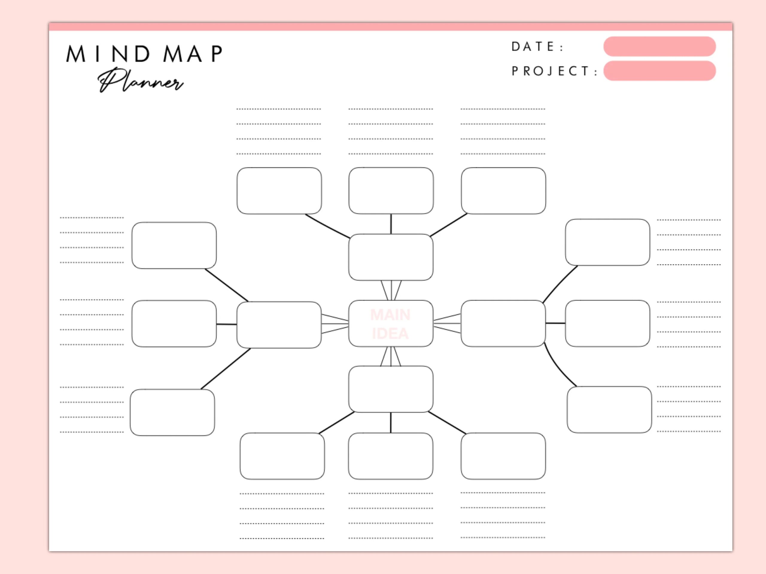 Free Printable Thinking Map Template Free Printable Thinking Map Template