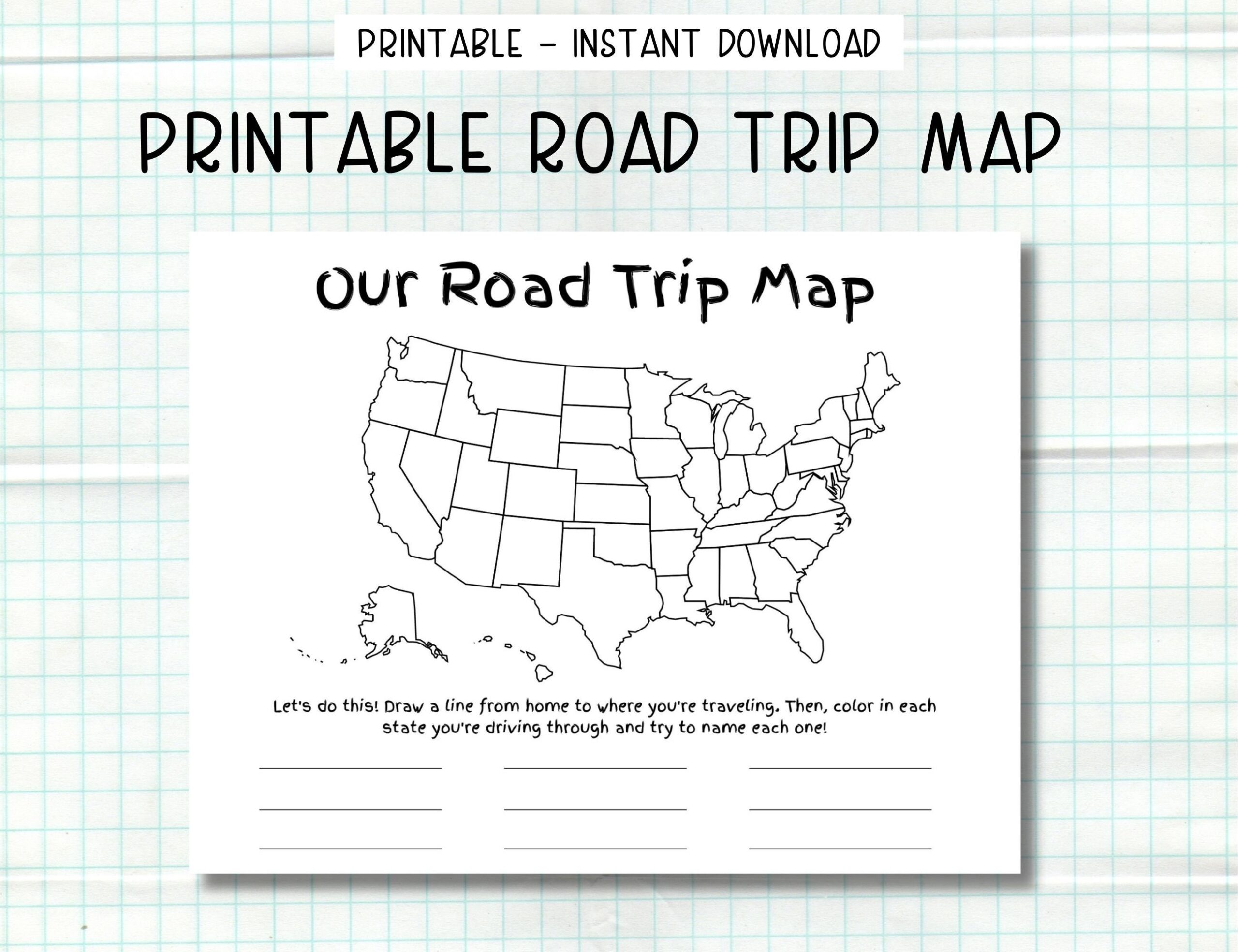 Printable Road Maps For Kids