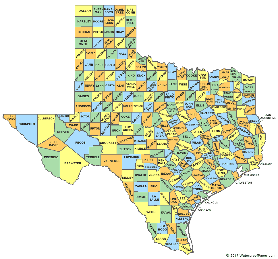 Printable Texas Maps State Outline County Cities Printable Texas Maps State Outline County Cities