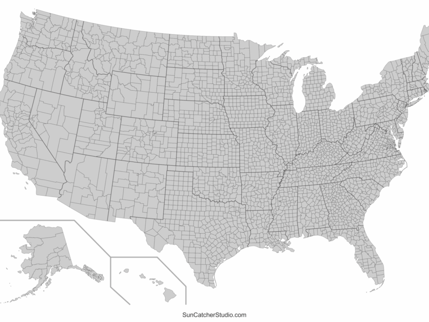 Printable US Maps With States USA United States America Free Printables Monograms Design Tools Patterns DIY Projects