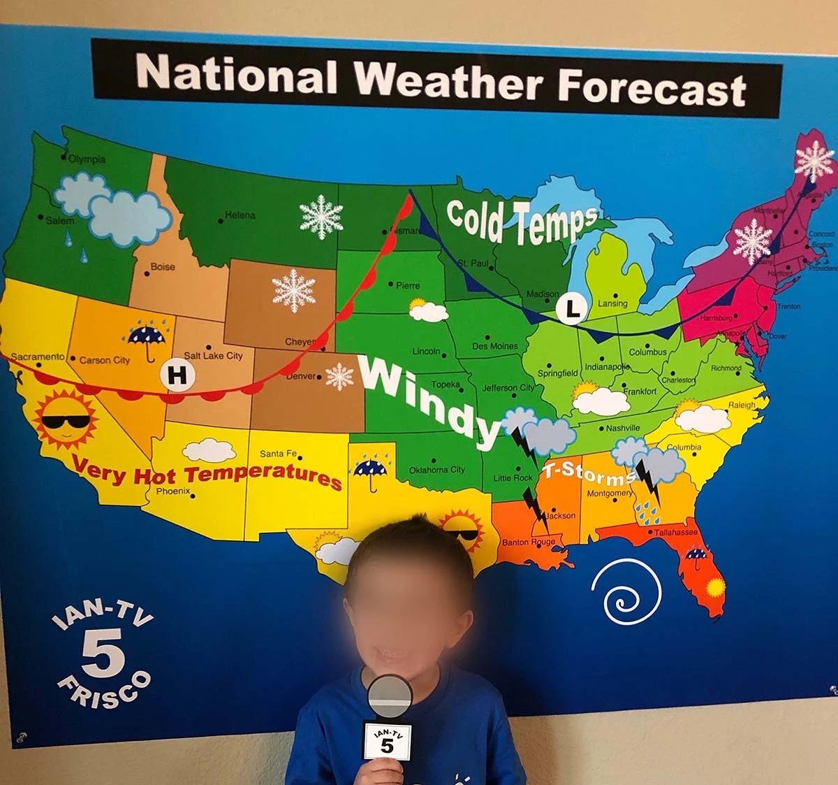 Printable Weather Maps For Kids
