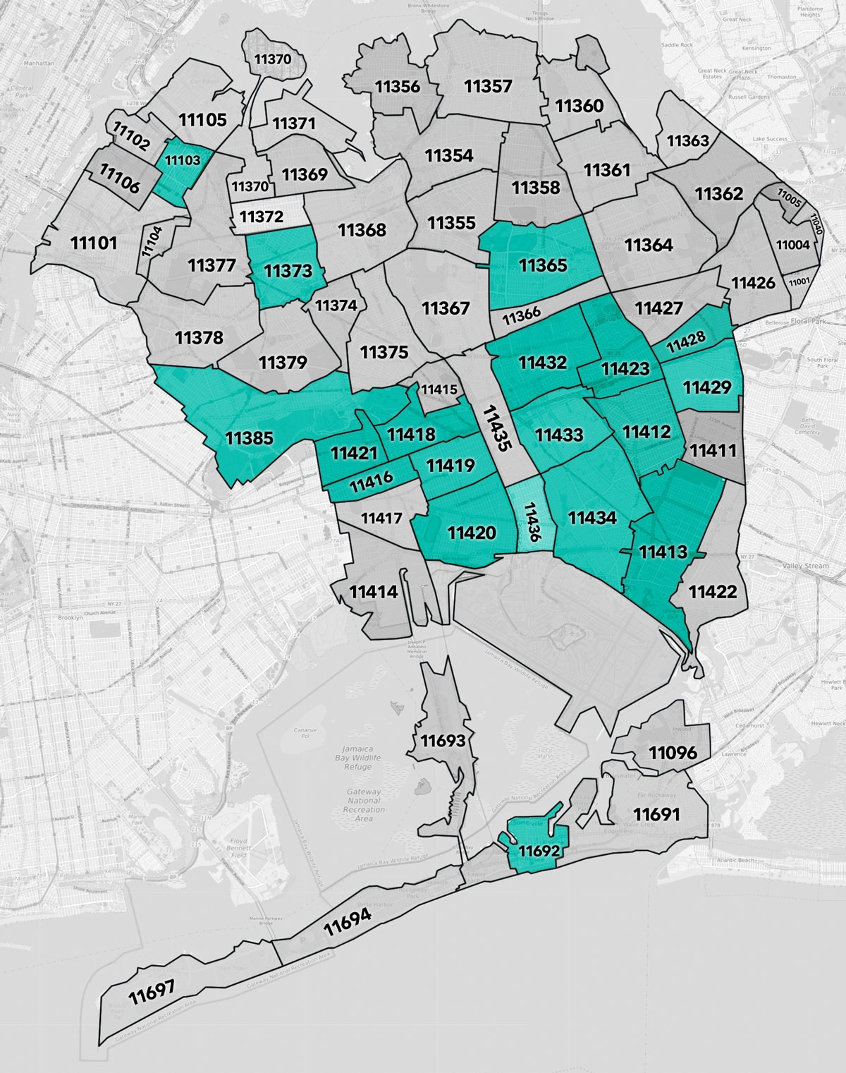 Queens Zip Code Map Jesus Week