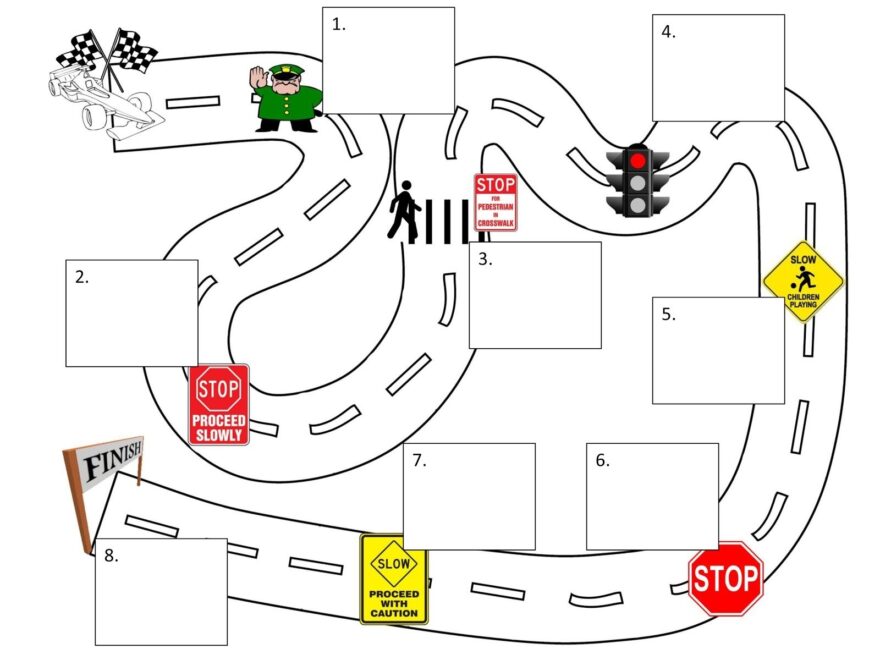 Reading Road Map Worksheets Library