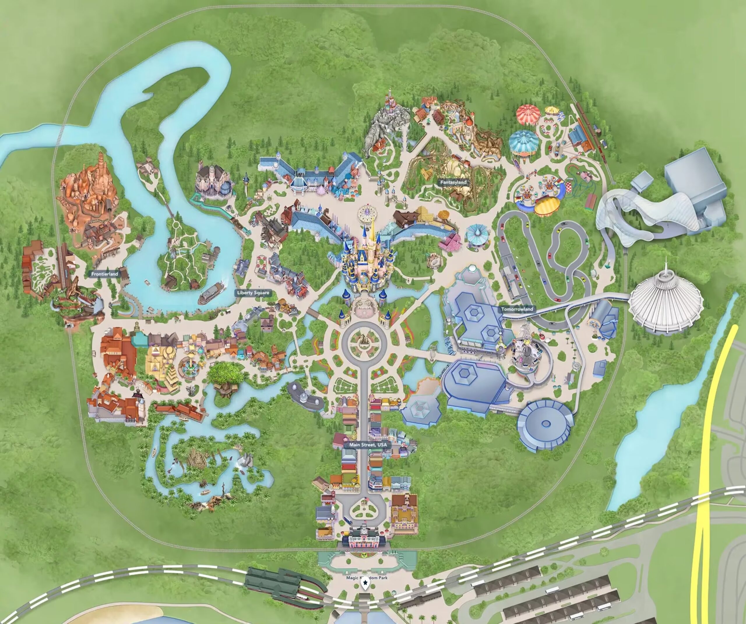 Reimagining Magic Kingdom An Armchair Imagineered Blue Sky Build Out Of Walt Disney World s Iconic Theme Park Park Lore