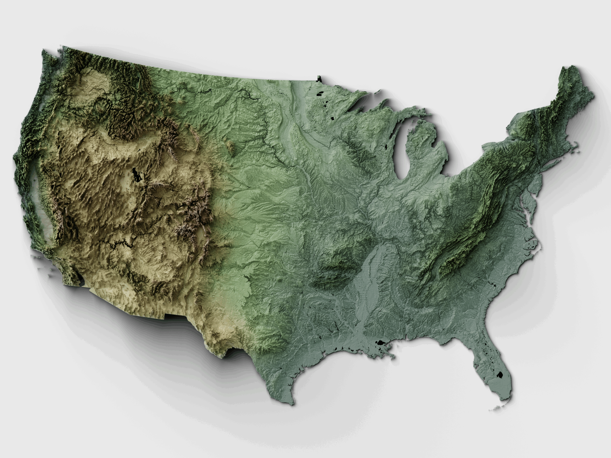 Free Printable Topographic Map