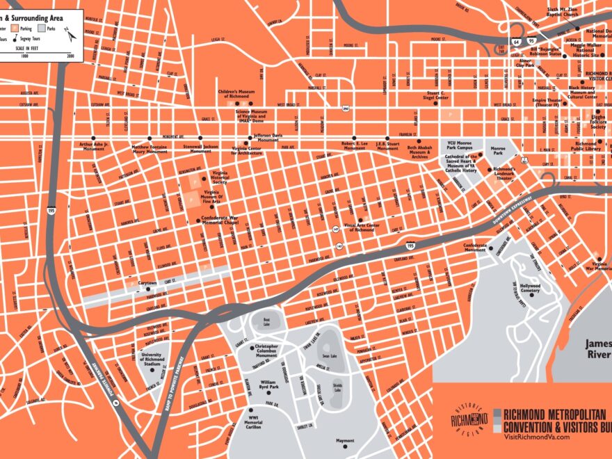 Richmond Tourist Map Ontheworldmap