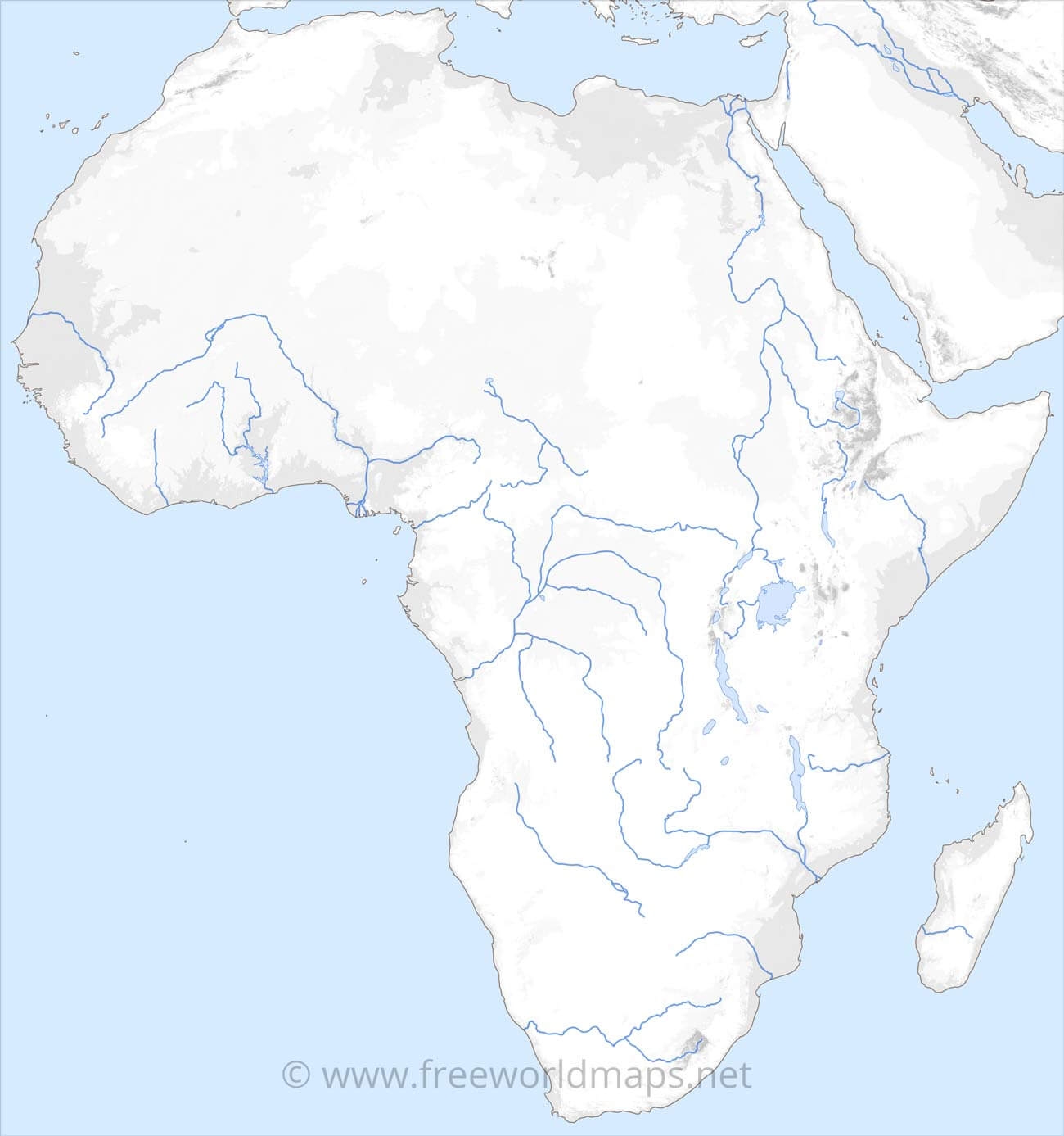 World River Map Printable