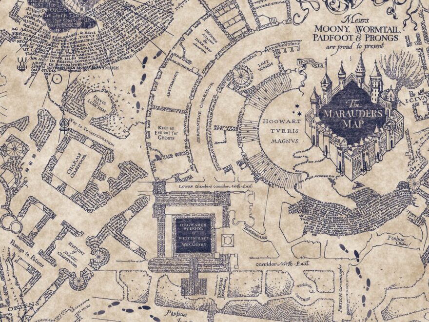 RMK12436RL Harry Potter Marauders Map Peel Stick Wallpaper Worksheets Library